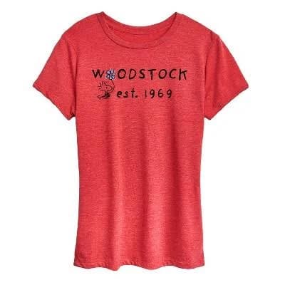 Peanuts Woodstock 1969 Graphic T-Shirt