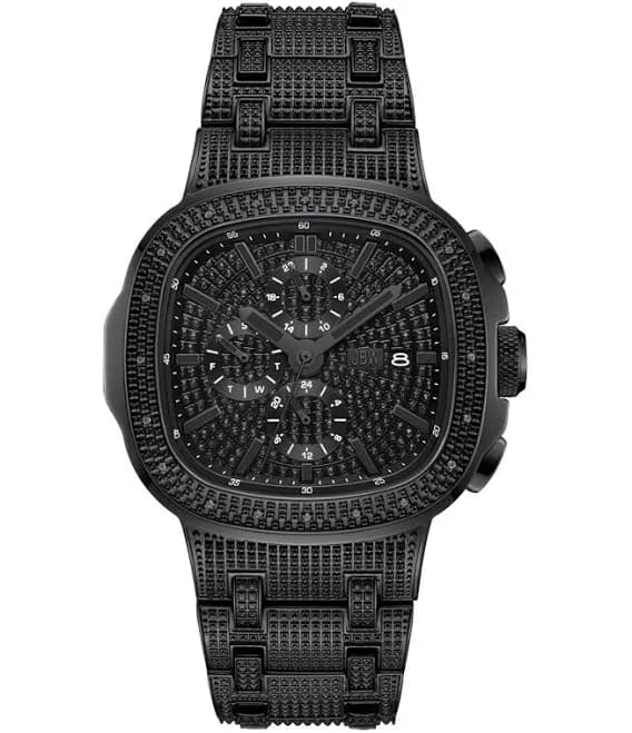 JBW Heist GMT Quartz Diamond Watch