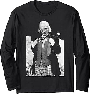 First Doctor Who Actor William Hartnell 1965 Long Sleeve T-Shirt
