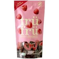 Tru Fru Nature's Raspberries Hyper-Dried Fresh in Dark & White Chocolate