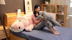150CM Big Size Lying Crocodile Plush Pillow Mat Soft Stuffed Animal Toy | eBay
