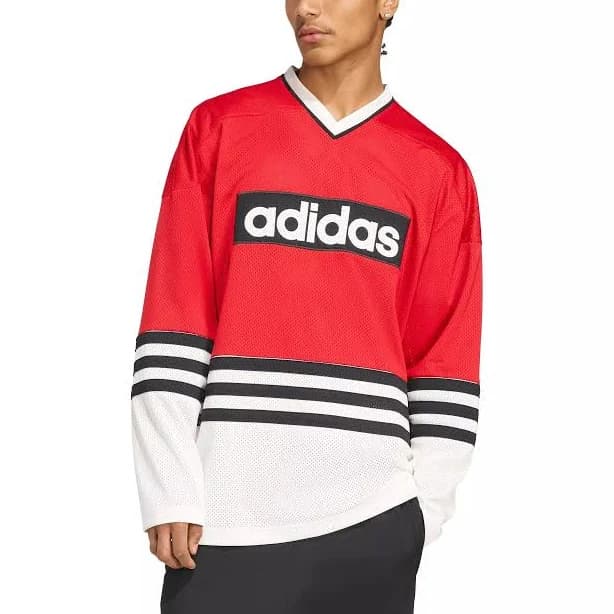 adidas Men's Oversize Mesh Hockey Jersey