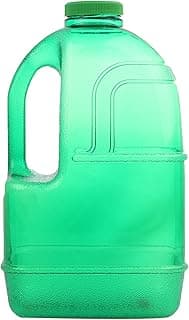 1 Gallon Square BPA Free Water Bottle with 48mm Cap & Built-in Handle