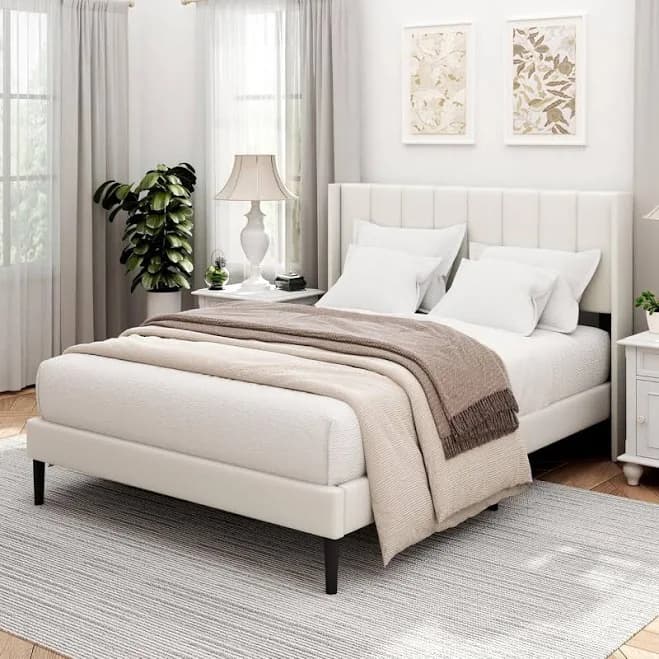 Queen Velvet Bed Frame