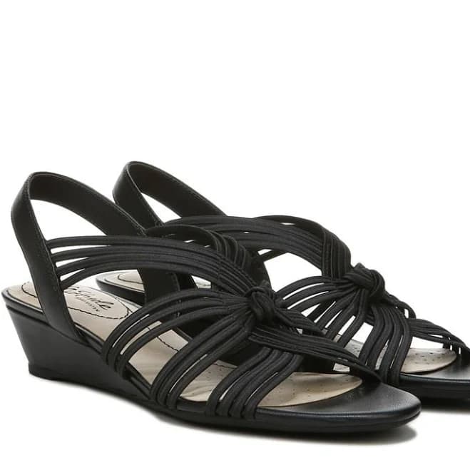 Lifestride Women's Yvette Stretch Dress Sandals
