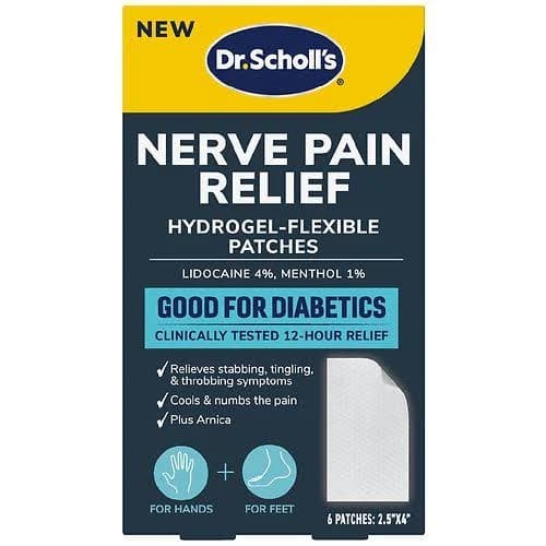 Dr. Scholl's Nerve Pain Relief Hydrogel-Flexible Patches