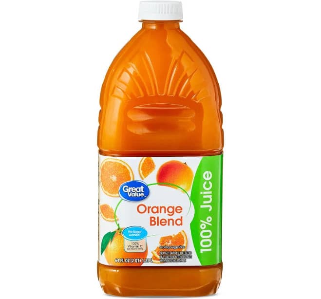 Great Value Orange Blend Juice 64 fl oz