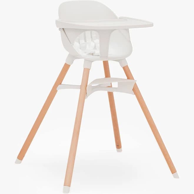 The Chair Convertible 3-in-1 High Chair for Babies & Toddlers, Dishwasher Safe Tray, Adjustable Footrest, Sage