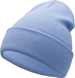Unisex Knit Soft Warm Cuffed Beanie Hat Winter Camo Hats for Men Women