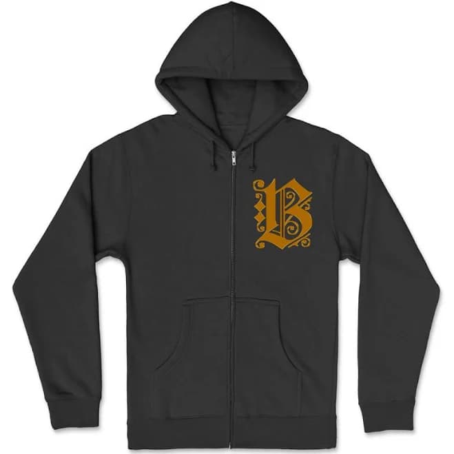 Artistshot Golden Letter B Zipper Hoodie