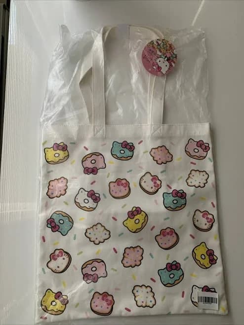 Sanrio Hello Kitty Cafe Vancouver Canvas Tote Bag