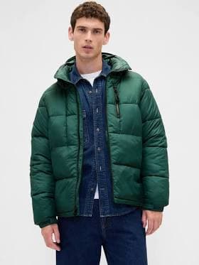 Gap Men's Recycled Heavyweight Puffer Jacket