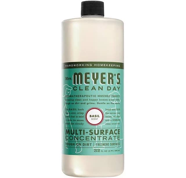 Mrs. Meyer's Clean Day Basil Scent Concentrated Organic Multi-Purpose Cleaner Liquid 32 oz