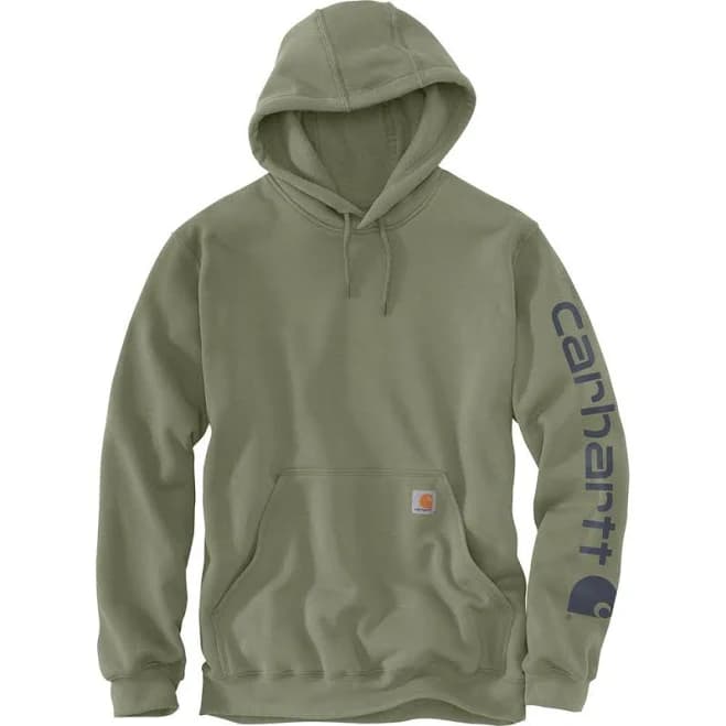 Carhartt Men's Loose Fit Midweight Logo Sleeve Sweatshirt