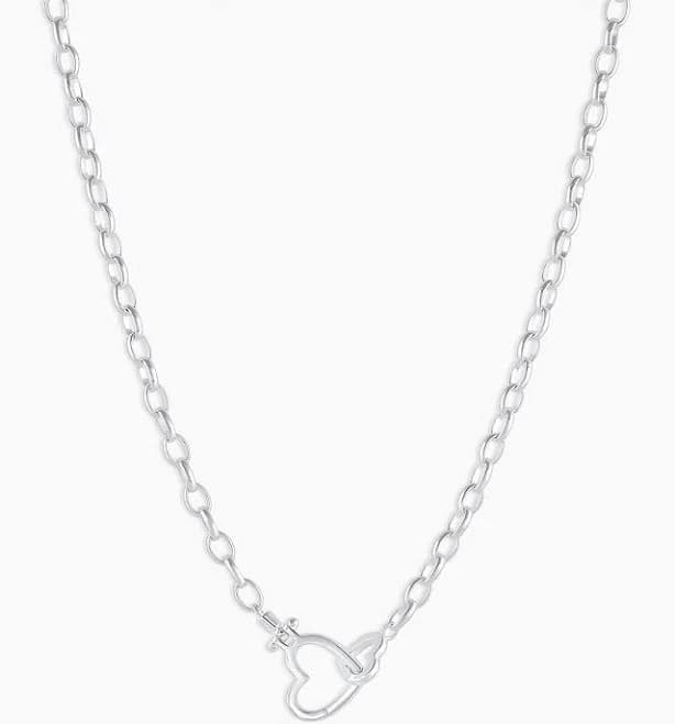 Gorjana Parker Heart Gold Necklace