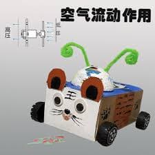 科學手工製作🚀 掃地機器人可真吸碎屑diy材料包小實驗掃地機器人模型科學小手工製作小髮明兒童小學生禮物| 蝦皮購物