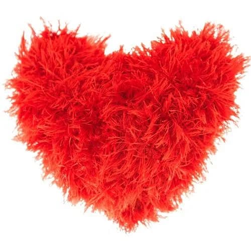 OoMaLoo Handmade Heart Dog Toy