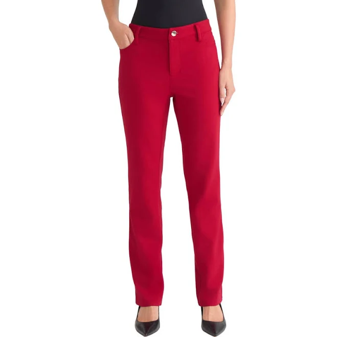 Jones New York Women's Lexington High-Rise Straight-Leg Compression Pants