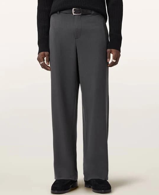 Allsaints Halla Relaxed Wide Leg Men Trousers