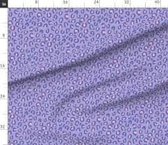 Fabric in Purple Leopard Print