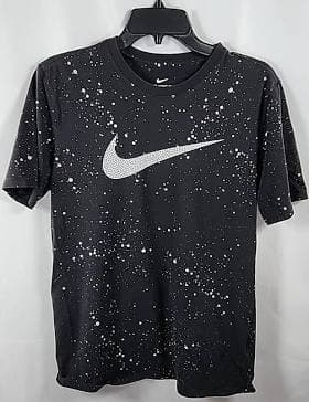 Black Nike AOP Speckle T-Shirt - Men's Size 3XL