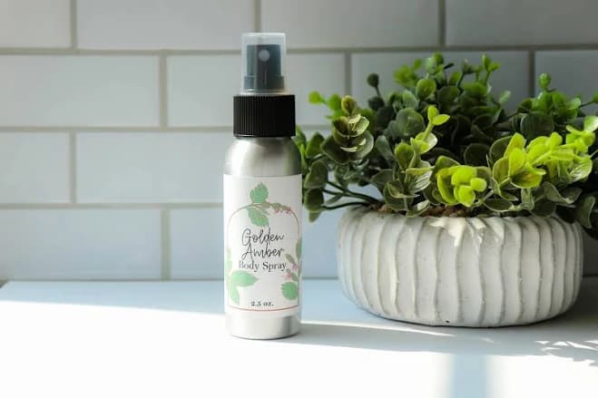 Golden Amber Body Spray
