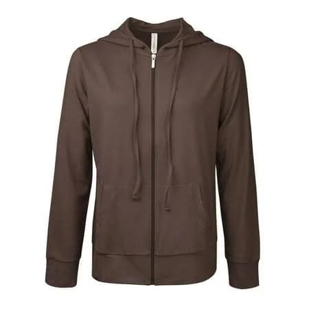 TheLovely Women's Lightweight Cotton Blend Long Sleeve Zip Up Hoodie Jacket