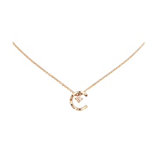 COCO Necklace BEIGE GOLD & Diamond - J12102 | CHANEL