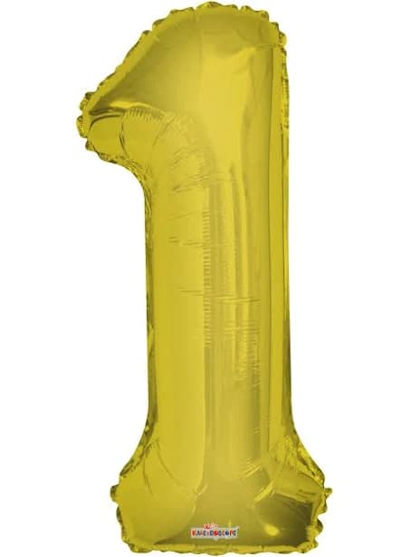 Gold Number 1 Foil Balloon