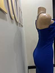 Kerry Royale Dress (Blue) – Rome Fashion House