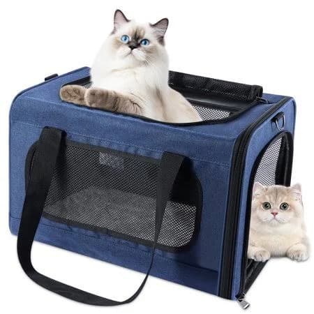 Gapzer Soft Sided Collapsibe Dog & Cat Carrier