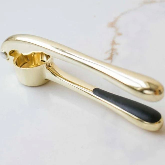 Atelier Black and Gold Garlic Press
