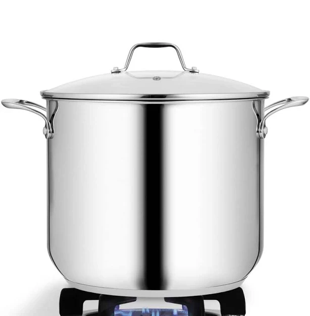 NutriChef 19 qt. Stainless Steel Stockpot