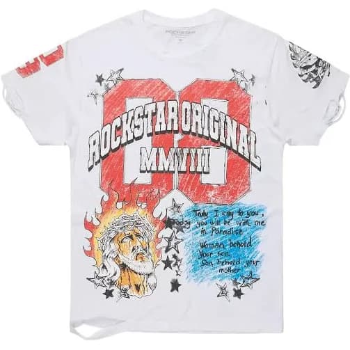 Oversized Jesus Graphic T-Shirt