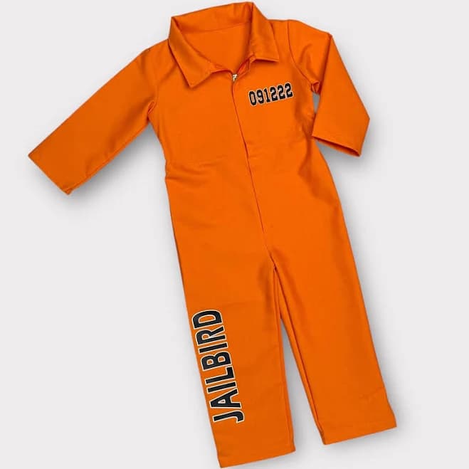 Jailbird Prisoner Costume