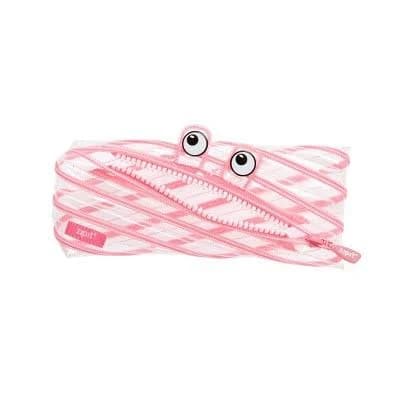 ZIPIT Clear Monster Pencil Case