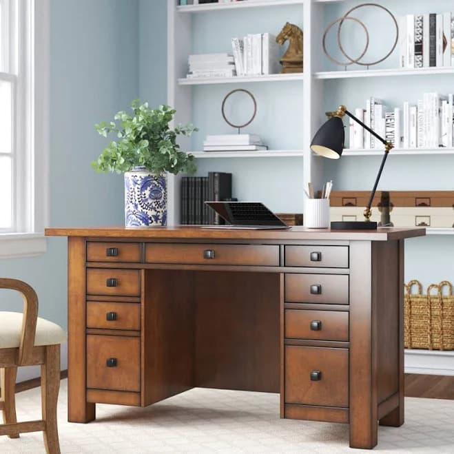 Three Posts Rotherham 54" Executive Desk