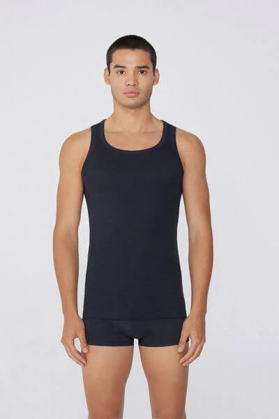 Tezenis Men's Ribbed Cotton Tank Top