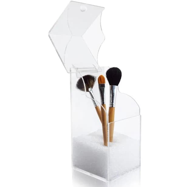 Ikee Design Acrylic Makeup Brush Holder and Cosmetic Organizer