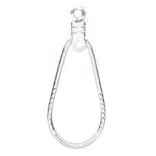 10 Silver Plated Steel 16 Gauge 27x12.5mm Notched Teardrop Beading Hoop Earwires | eBay