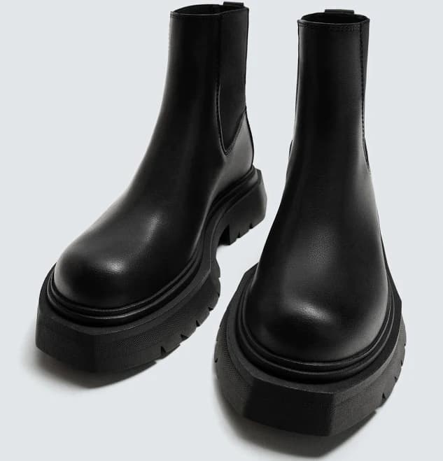Zara Men's Chunky Chelsea Boots