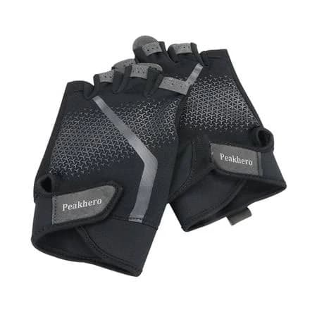 Peakhero Padded Half Finger Sports Cycling Bike Gloves