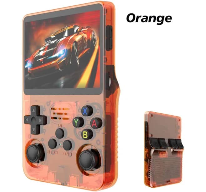 R36S Retro Handheld Game Console - 128GB, Linux System, 3.5 Inch IPS Display, Portable Gaming Device, Ideal Gift for Kids