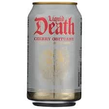 Liquid Death Cherry Obituary Sparkling Water (6Pk-12Oz)