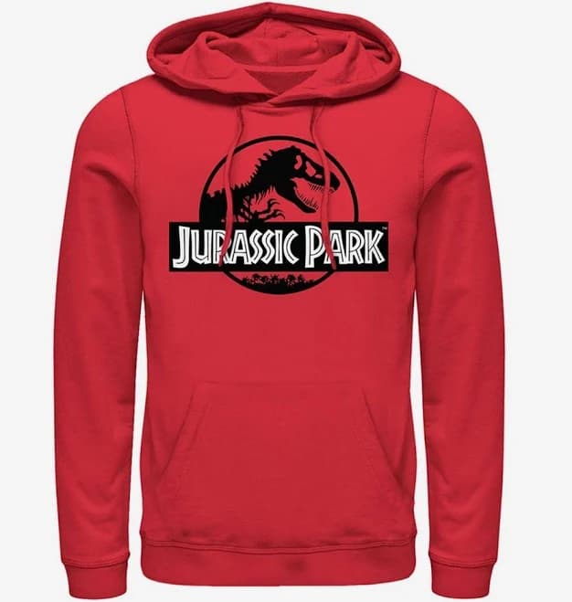 Jurassic Park Men's Logo Lightweight Hoodie