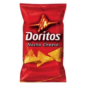 Doritos Nacho Cheese Reduced Fat Flavored Tortilla Chips, 1 oz, 72/Case