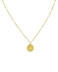 Bloomingdale's Virgin Mary Medallion Necklace in 14K Yellow Gold, 16" - 100% Exclusive | Bloomingdale's