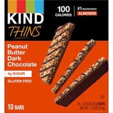 Kind Thins Peanut Butter Dark Chocolate