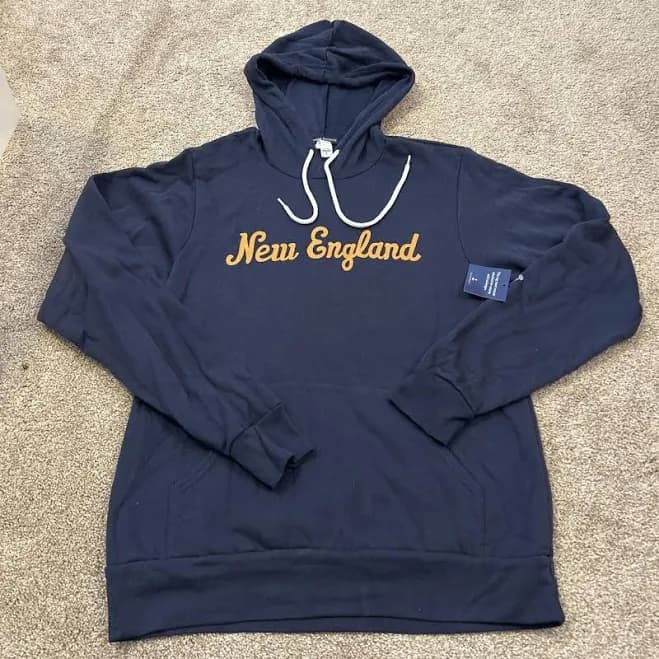 Women's Hoodie with Yellow Text