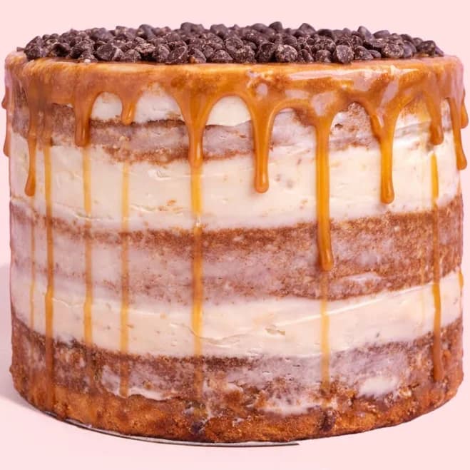 Chocolate Chip Caramel Dream Cake
